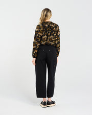 Lexi Stitch Panel Pant | Black | Blackstone