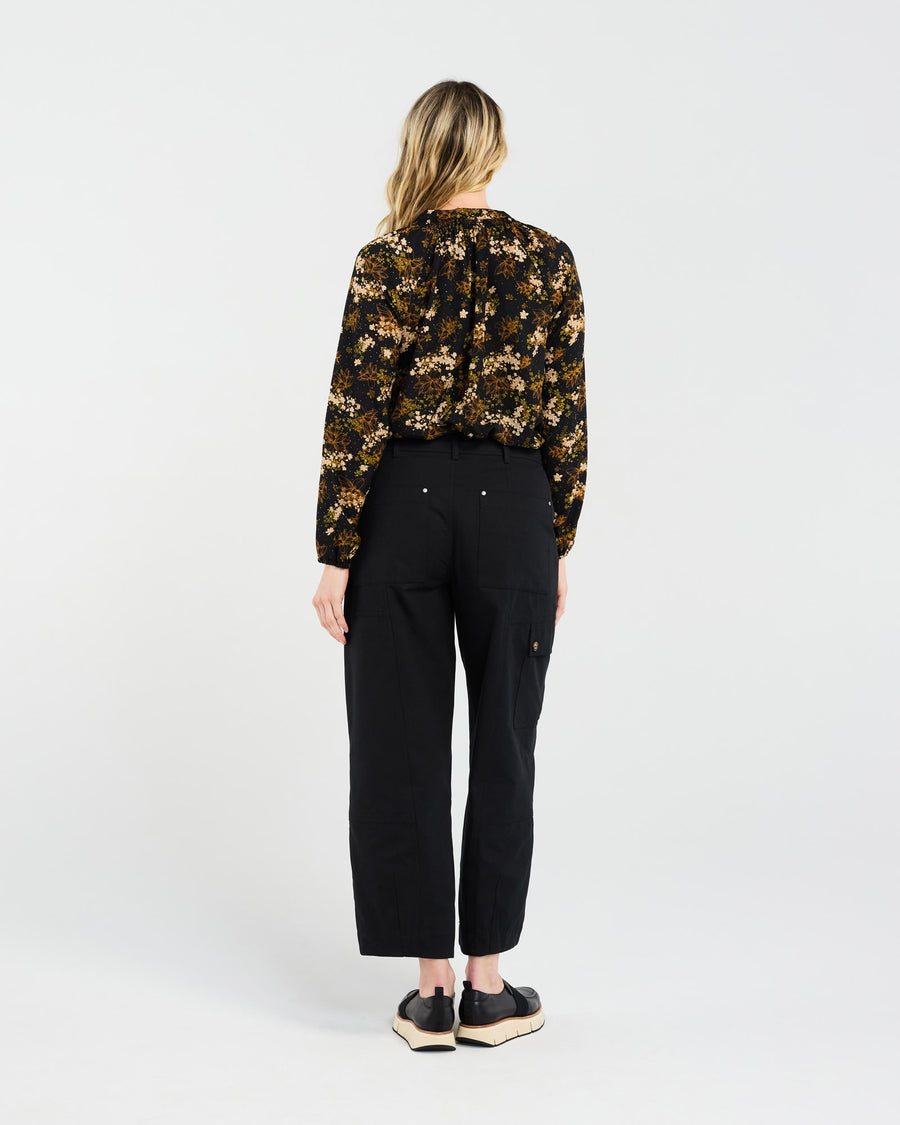 Lexi Stitch Panel Pant | Black | Blackstone