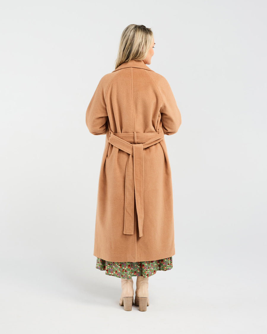 Camille Wool Coat | Camel | Blackstone