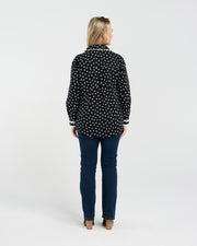 Julia Spot Shirt | Black Spot | Blackstone