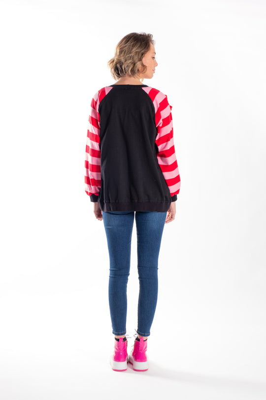 Team Sweater | Red Stripe | Jellicoe