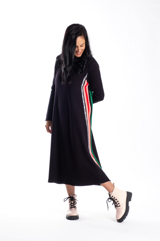 Zala Dress Multi Stripe | Jellicoe