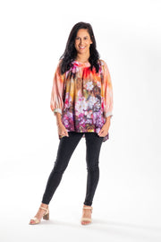 Surround Top | Apricot Floral | Jellicoe