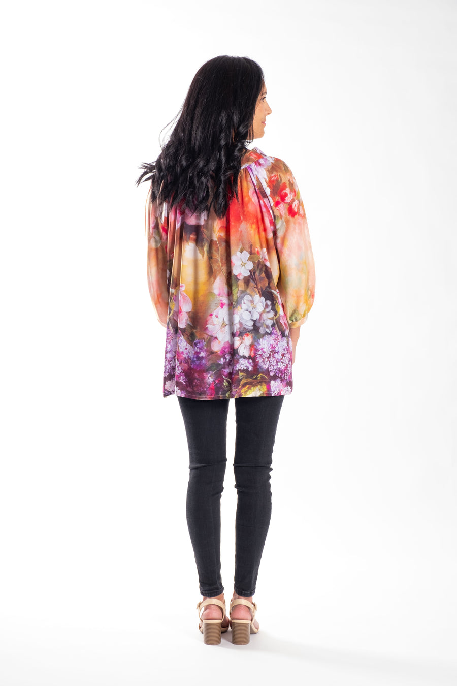 Surround Top | Apricot Floral | Jellicoe