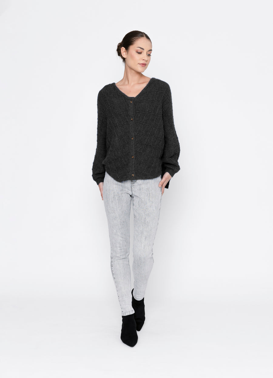 Frances Cardigan | Black | Two By Two Essentials