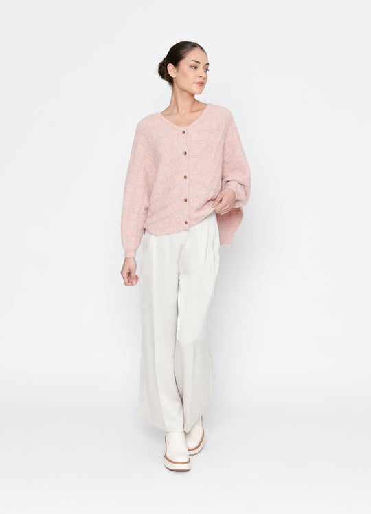Frances Cardigan | Dusky Pink | Two By Two Essentials