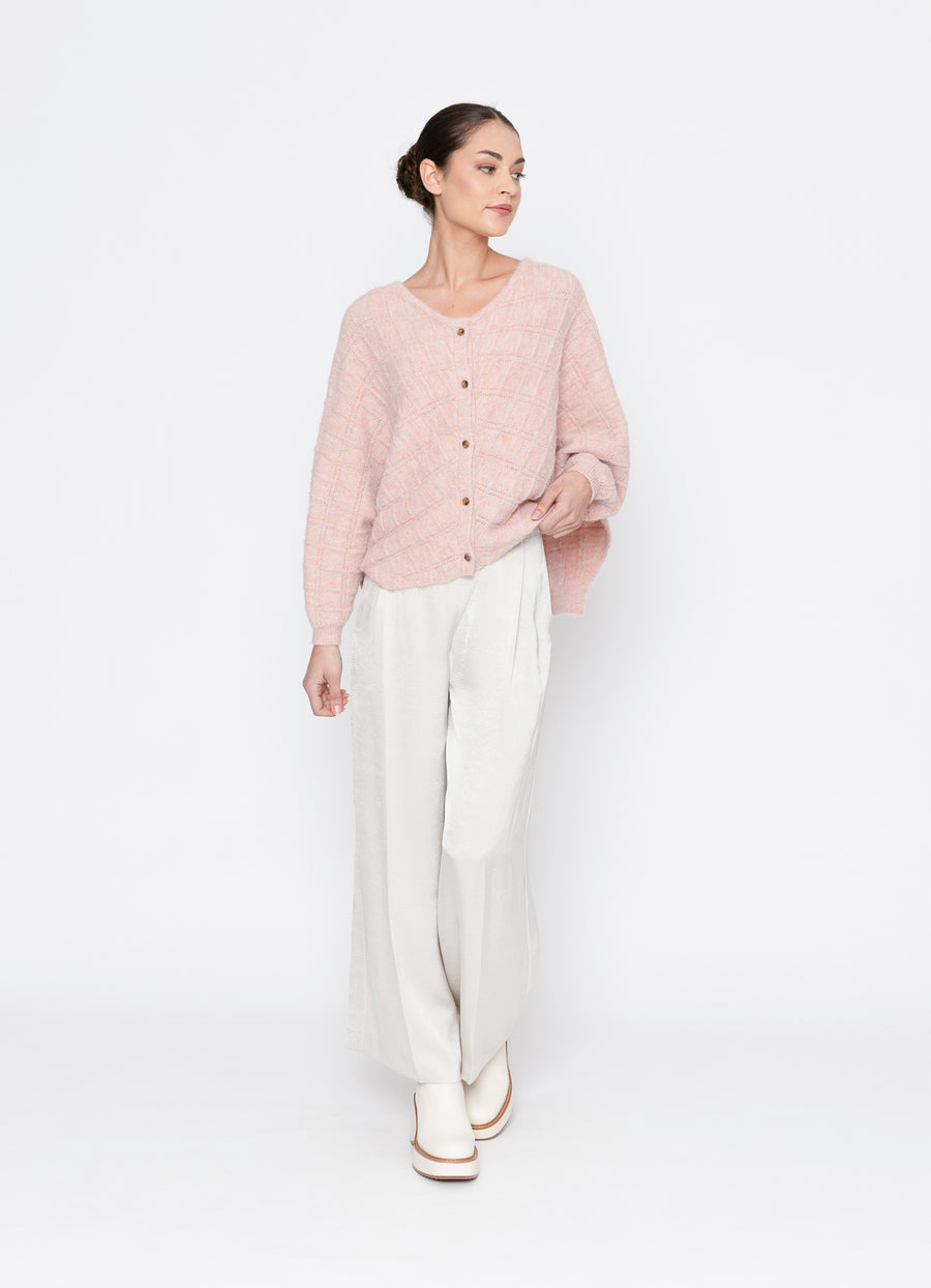 Frances Cardigan | Dusky Pink | Two By Two Essentials