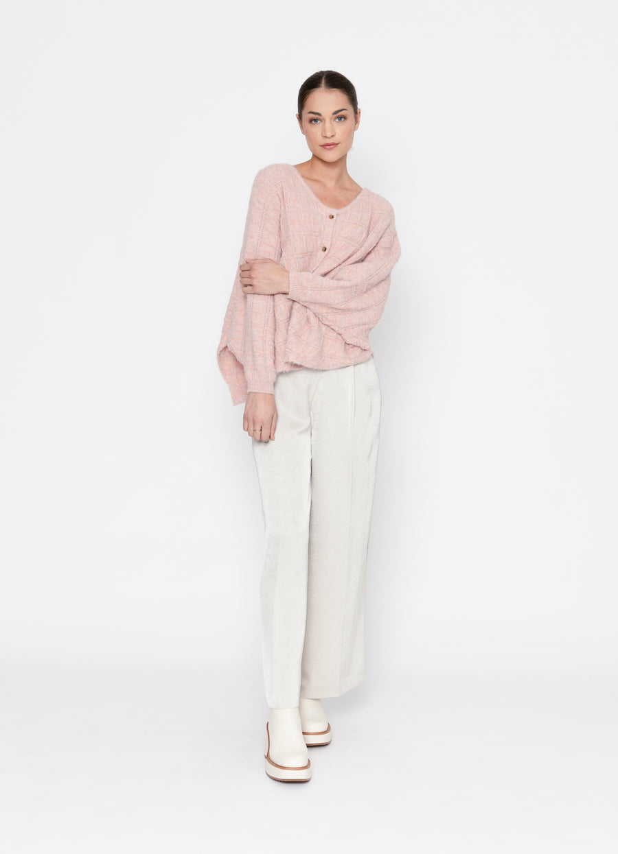 Frances Cardigan | Dusky Pink | Two By Two Essentials