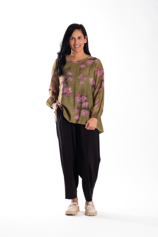 Pleat Back Top | Pink Magnolia | Jellicoe