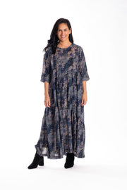 Angled Dress | Blooming Blue | Jellicoe