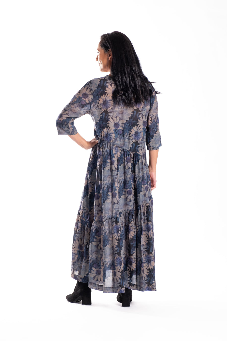 Angled Dress | Blooming Blue | Jellicoe