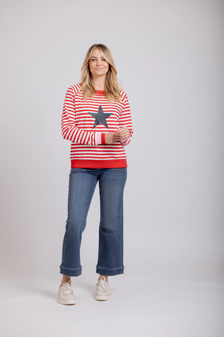 Striped Delight Sweat | Mimoso | Red