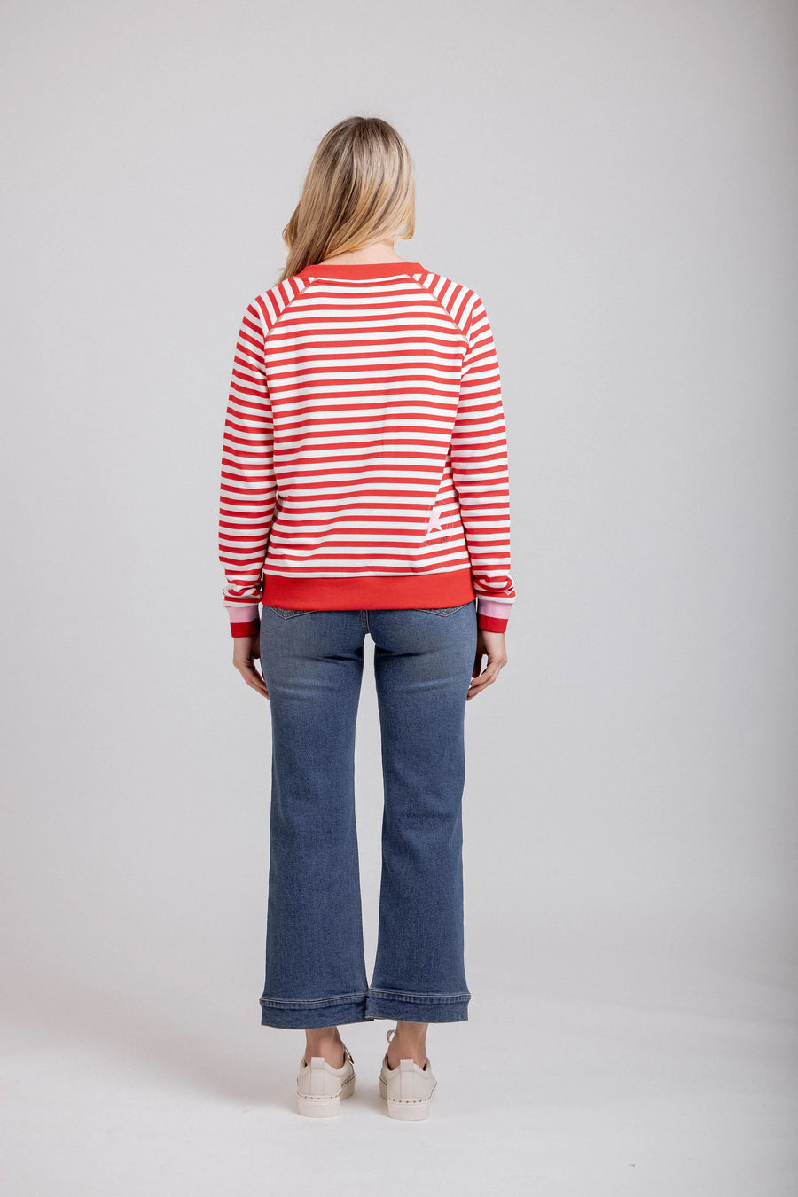 Striped Delight Sweat | Mimoso | Red
