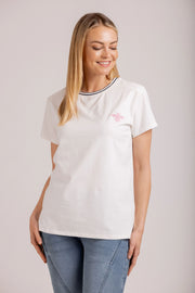 Bee Tee | Moss | White