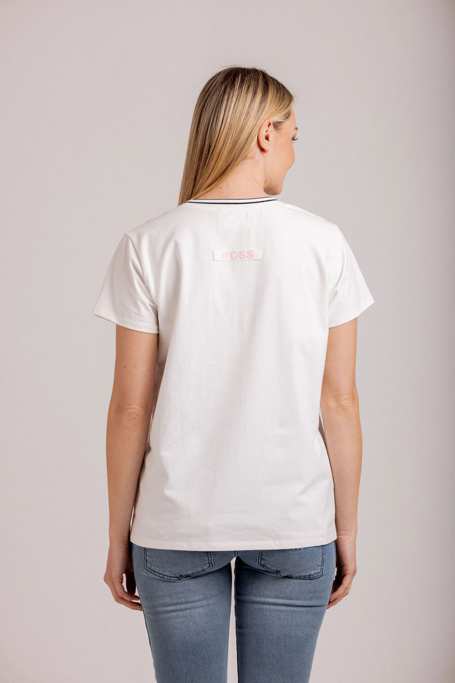Bee Tee | Moss | White