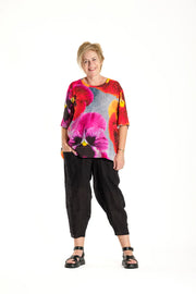 Zefer Top | Lush Pansies | Deeanne Hobbs