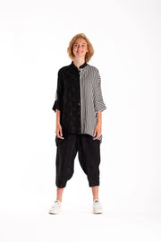 Sasha Shirt | Spotted Stripes | Deeanne Hobbs