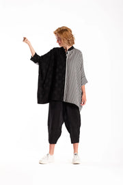 Sasha Shirt | Spotted Stripes | Deeanne Hobbs