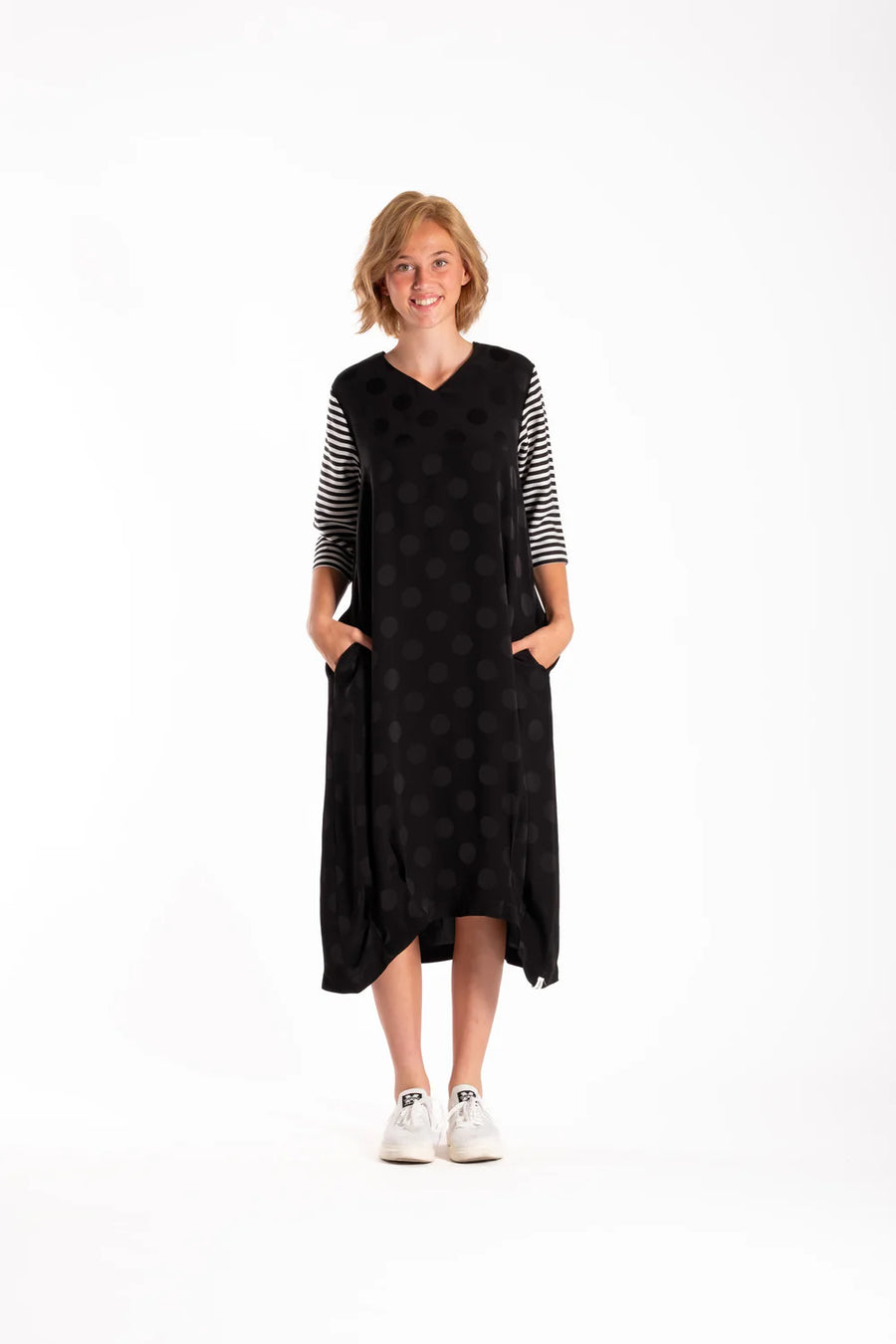 Bobbi Dress | Spotted Stripes | Deeanne Hobbs