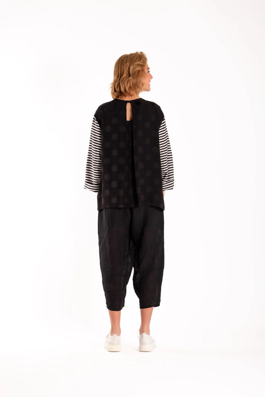 Zefer Top | Spotted Stripes | Deeanne Hobbs