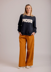 Moss Logo Sweat | Navy | Moss