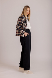 Mateo Jacket | Check | Moss