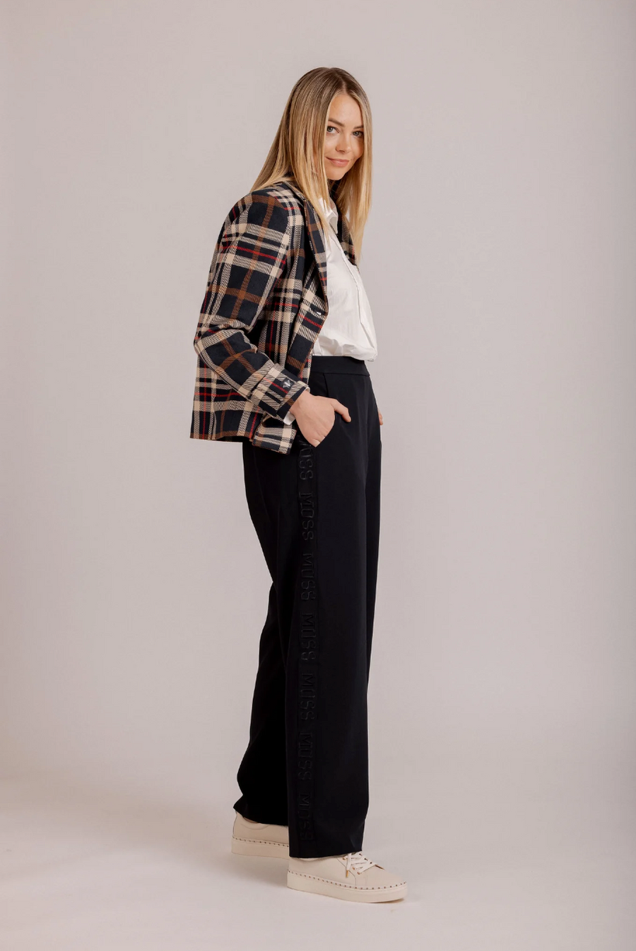 Mateo Jacket | Check | Moss