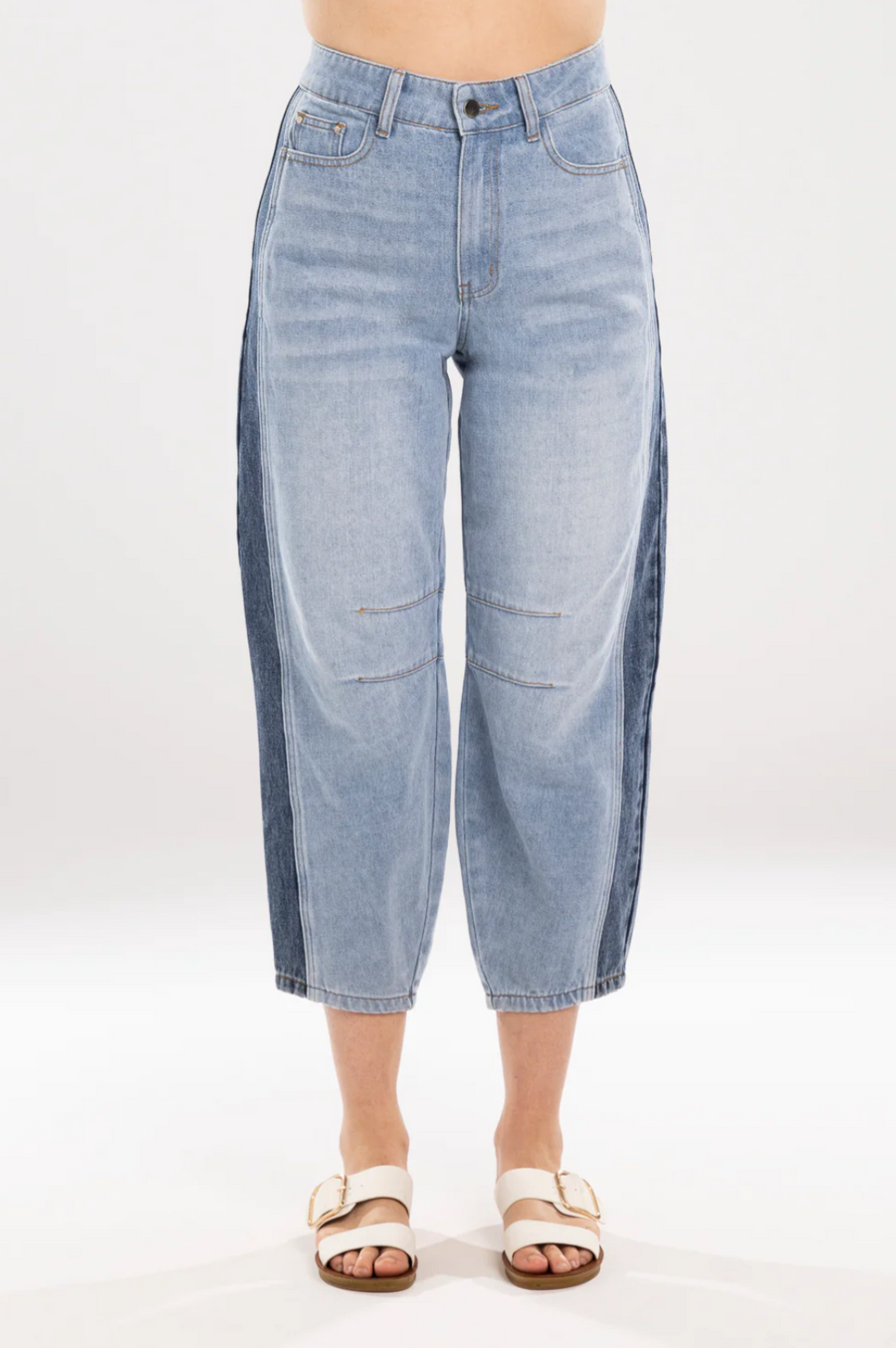 Double Denim Jean | Moss