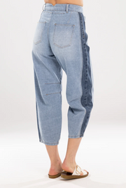 Double Denim Jean | Moss