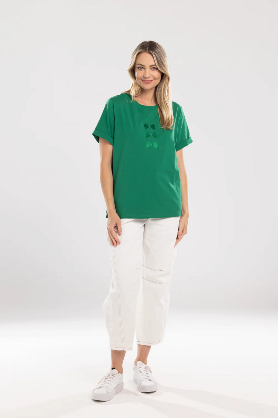 Bow Tee | Green | Mimoso