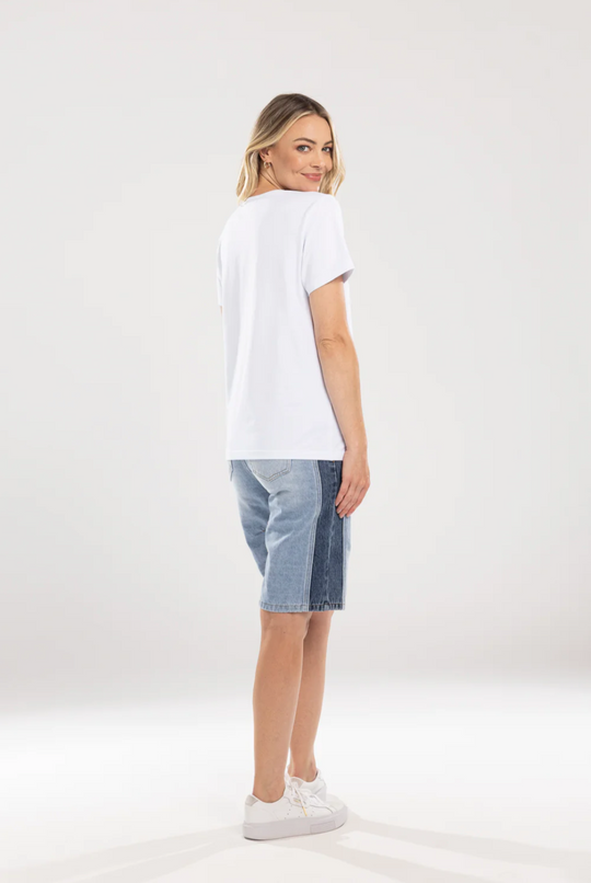 Double Denim Short | Mimoso