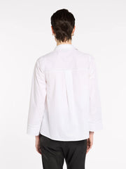 Topstitch Shirt | White | Marco Polo
