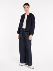 Cropped Bomber | Navy | Marco Polo
