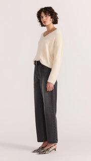 Ember Fluffy Knit | Cream | Staple