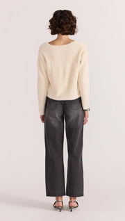 Ember Fluffy Knit | Cream | Staple